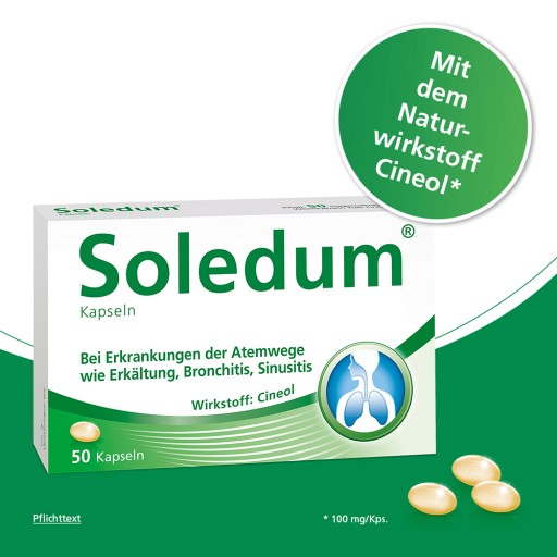 SOLEDUM 100 mg magensaftresistente Kapseln (50 Stk) - medikamente-per-klick. de