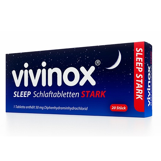 VIVINOX Sleep Schlaftabletten stark (20 St) - medikamente-per-klick.de