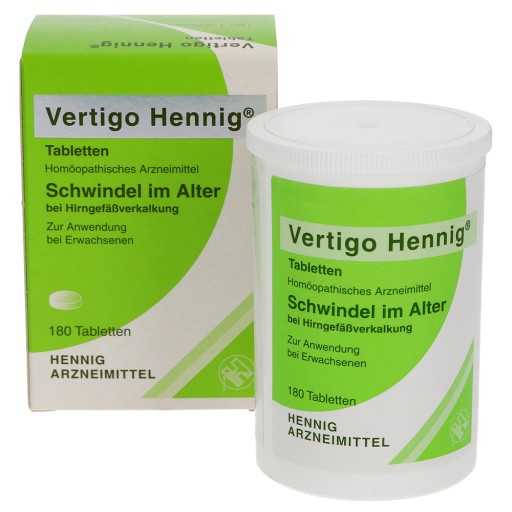 VERTIGO HENNIG Tabletten (180 Stk) - medikamente-per-klick.de