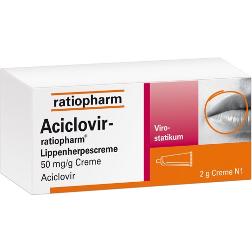 ACICLOVIR ratiopharm Lippenherpescreme (2 g) - medikamente-per-klick.de