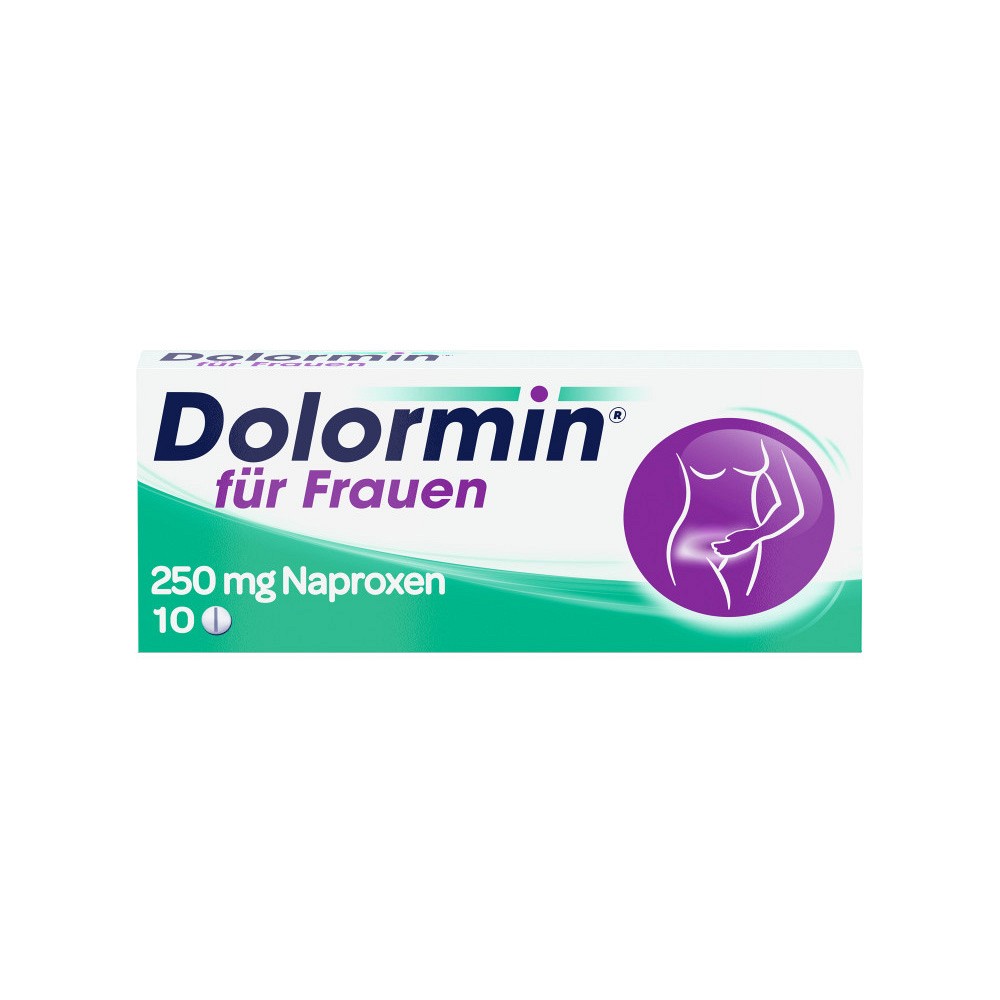 Dolormin® für Frauen mit Naproxen (10 Stk) - medikamente-per-klick.de
