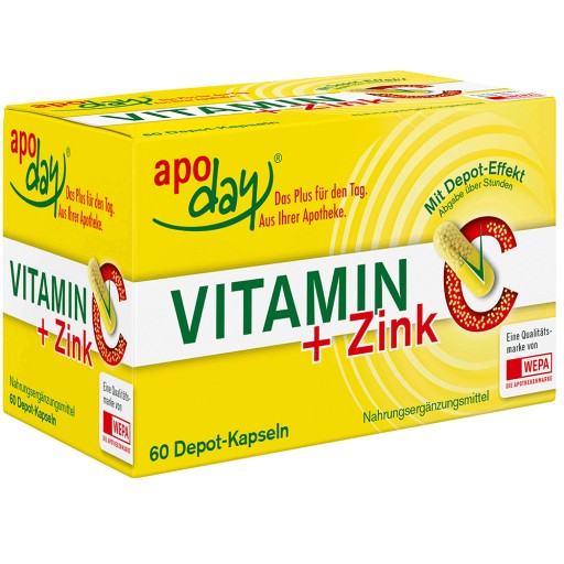 VITAMIN C+ZINK Depot Kapseln (60 Stk) - medikamente-per-klick.de