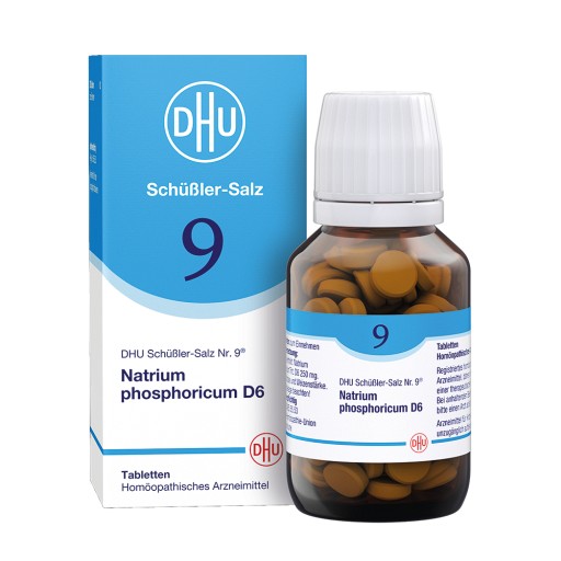 DHU Schüßler-Salz Nr. 9 Natrium phosphoricum D6 Tabletten (200 Stk) -  medikamente-per-klick.de