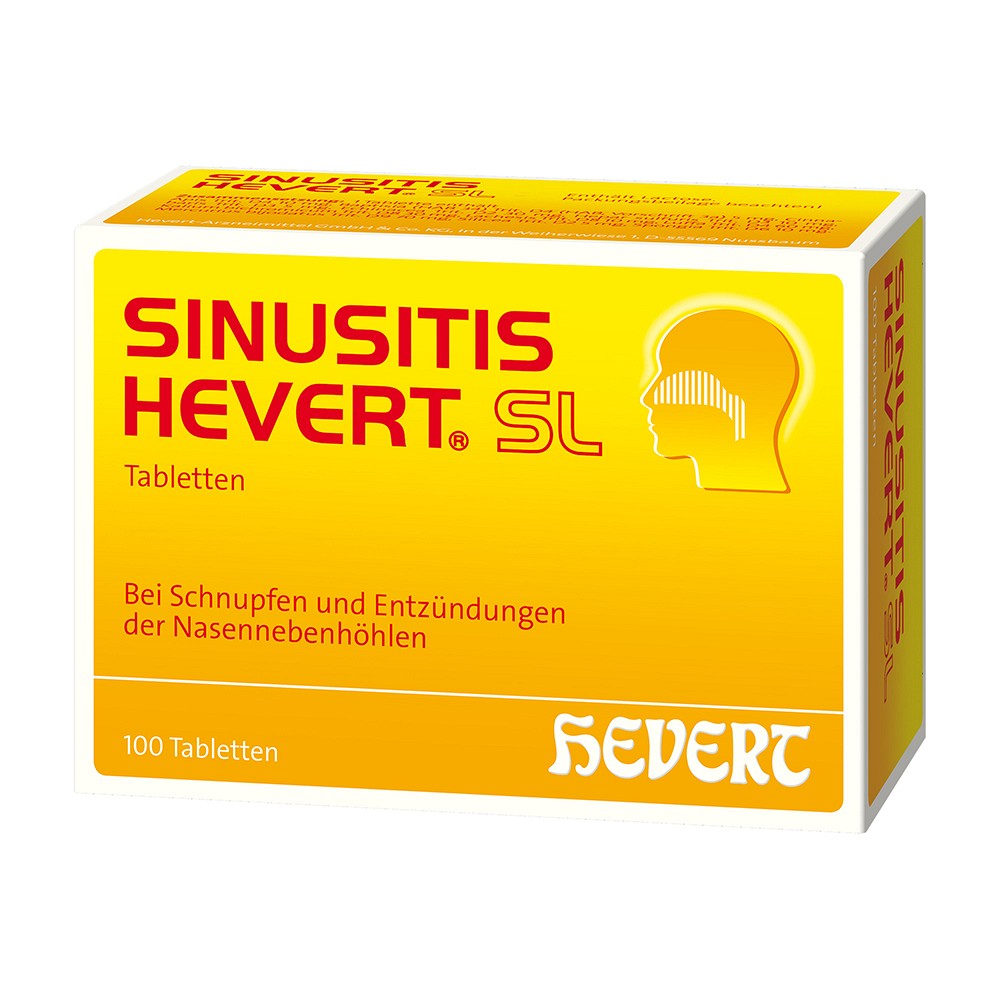 SINUSITIS HEVERT SL Tabletten (100 Stk) - medikamente-per-klick.de