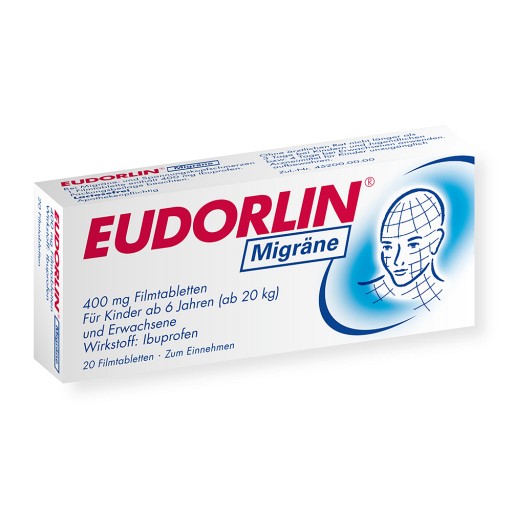 EUDORLIN Migräne Filmtabletten (20 Stk) - medikamente-per-klick.de