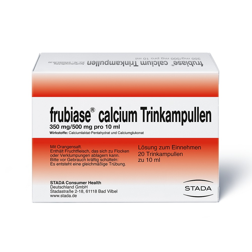 FRUBIASE CALCIUM T Trinkampullen (20 Stk) - medikamente-per-klick.de