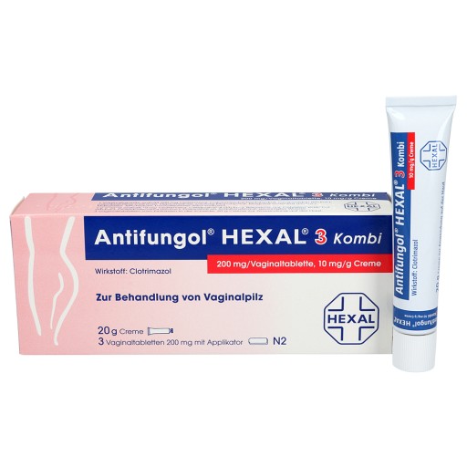 Antifungol Hexal 3 Kombi 3 Vag Tbl g Cr 1 P Medikamente Per Klick De