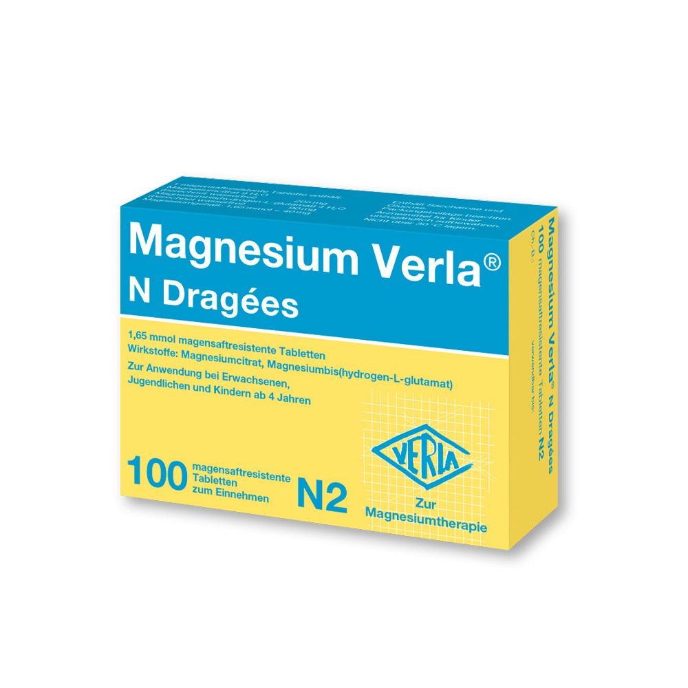 MAGNESIUM VERLA N Dragees (100 Stk) - medikamente-per-klick.de