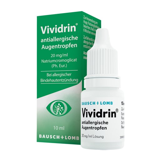 VIVIDRIN antiallergische Augentropfen (10 ml) - medikamente-per-klick.de
