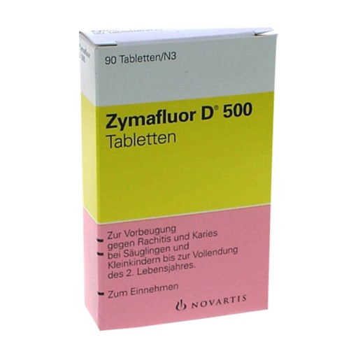 ZYMAFLUOR D 500 Tabletten (90 Stk) - medikamente-per-klick.de
