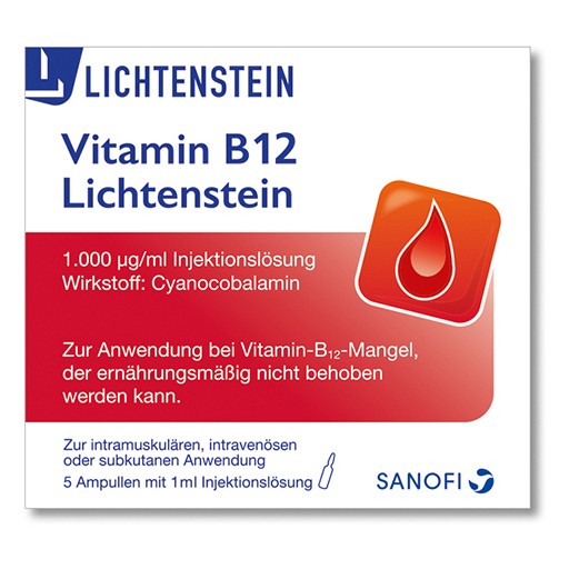 VITAMIN B12 1.000 µg Lichtenstein Ampullen (5X1 ml) -  medikamente-per-klick.de