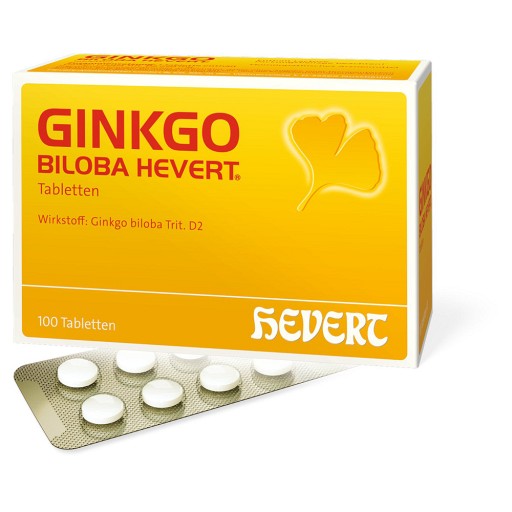 GINKGO BILOBA HEVERT Tabletten (100 Stk) - medikamente-per-klick.de