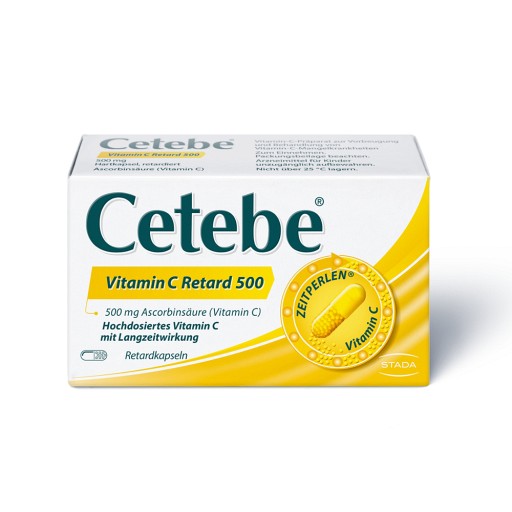 CETEBE Vitamin C Retardkapseln 500 mg (60 Stk) - medikamente-per-klick.de