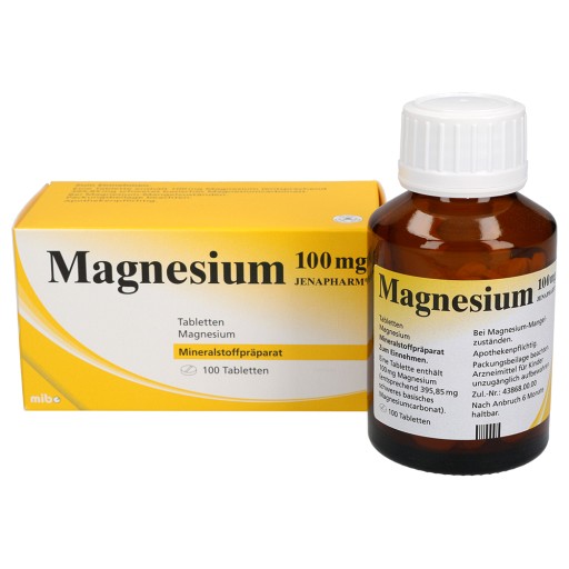MAGNESIUM 100 mg Jenapharm Tabletten (100 Stk) - medikamente-per-klick.de