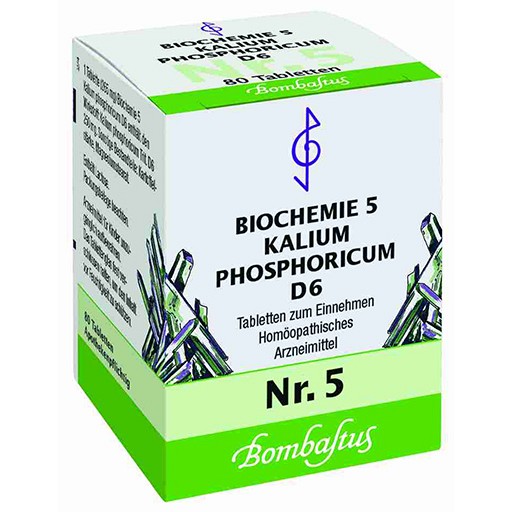 BIOCHEMIE 5 Kalium phosphoricum D 6 Tabletten (80 Stk) -  medikamente-per-klick.de