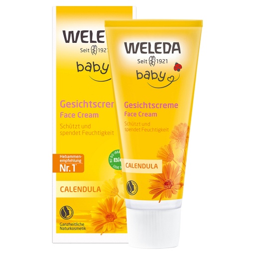 Weleda Baby Gesichtscreme Calendula - pflegt und schützt (50 ml) -  medikamente-per-klick.de