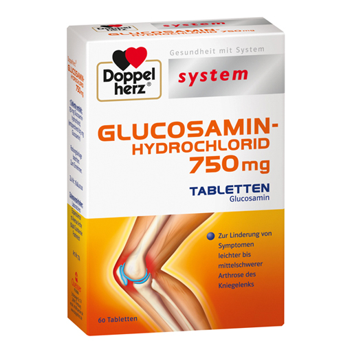 DOPPELHERZ Glucosamin-Hydrochlorid 750mg syst.Tab. (60 Stk) -  medikamente-per-klick.de