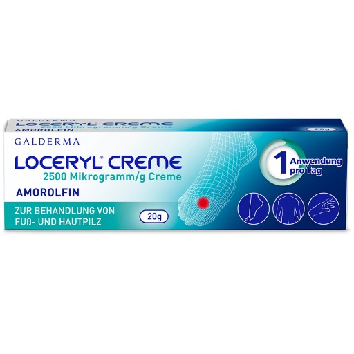 Loceryl® Creme gegen Fußpilz, 20 g | 04520400 | medikamente-per-klick.de