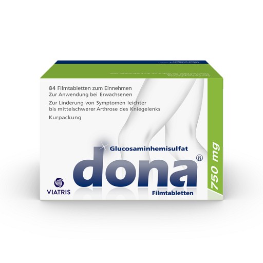 Dona 750 mg gegen Beschwerden im Kniegelenk