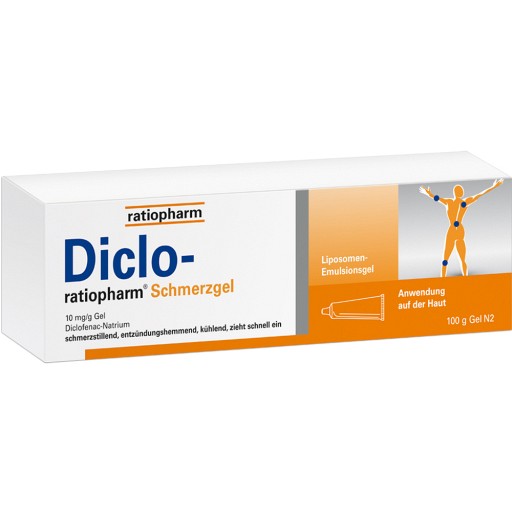 DICLO RATIOPHARM Schmerzgel (100 g) - medikamente-per-klick.de