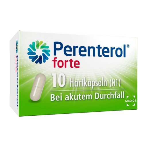 Perenterol forte 250 mg bei akutem Durchfall (10 Stk) -  medikamente-per-klick.de