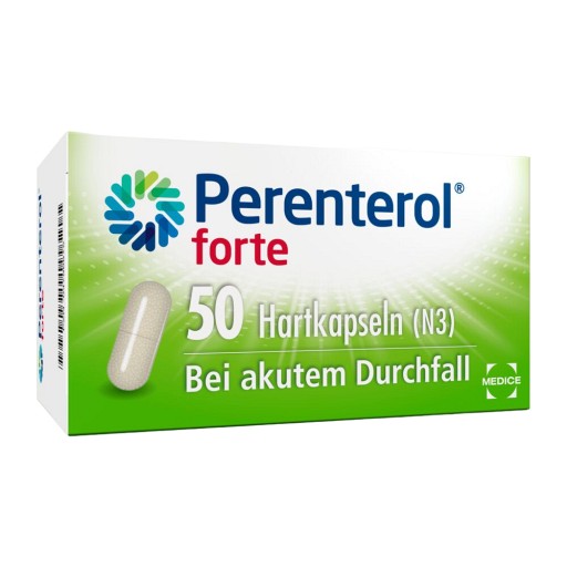 Perenterol forte 250 mg bei akutem Durchfall (50 Stk) -  medikamente-per-klick.de