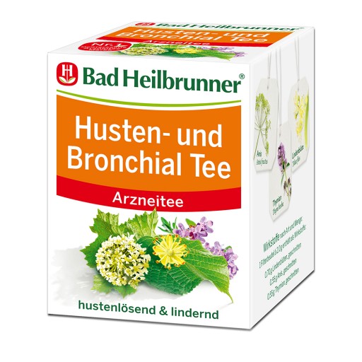 BAD HEILBRUNNER Husten- und Bronchial Tee N Fbtl. (8X2.0 g) -  medikamente-per-klick.de
