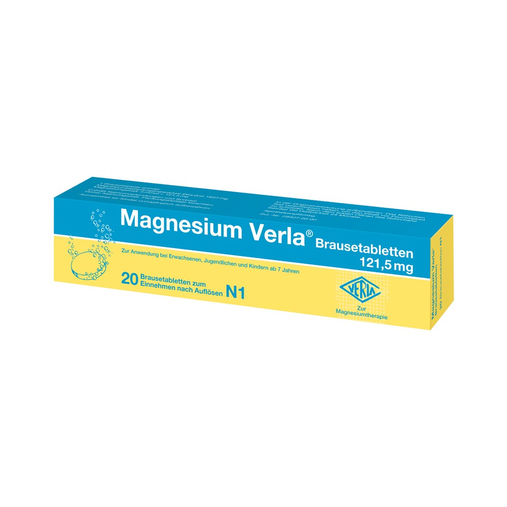 MAGNESIUM VERLA Brausetabletten (20 Stk) - medikamente-per-klick.de