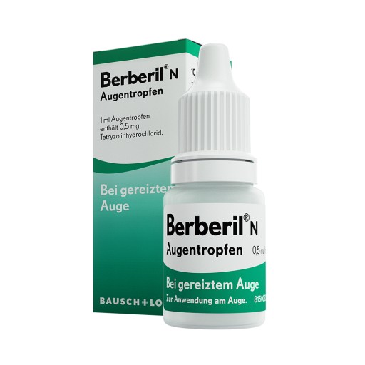 Berberil N Augentropfen bei akut geröteten, gereizten Augen (10 ml) -  medikamente-per-klick.de