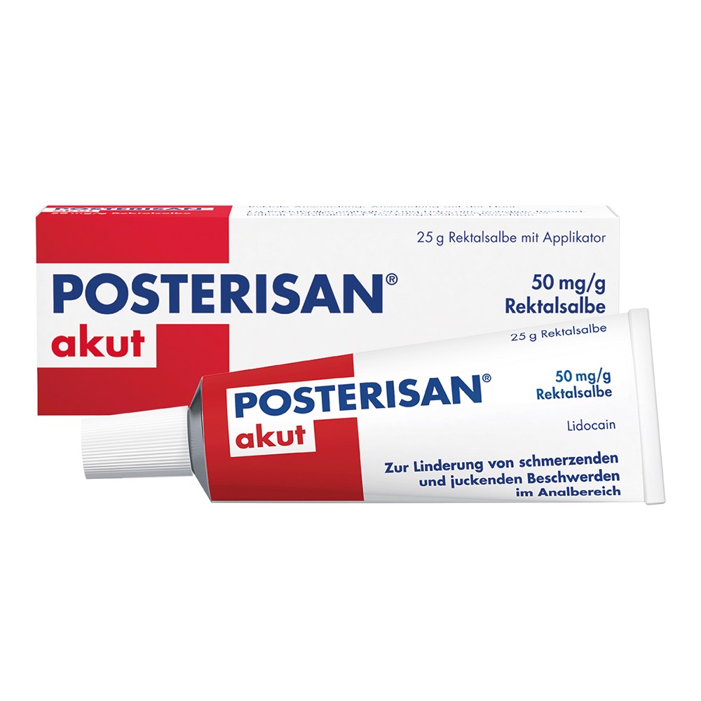 Posterisan® akut mit Lidocain Salbe (25 g) - medikamente-per-klick.de