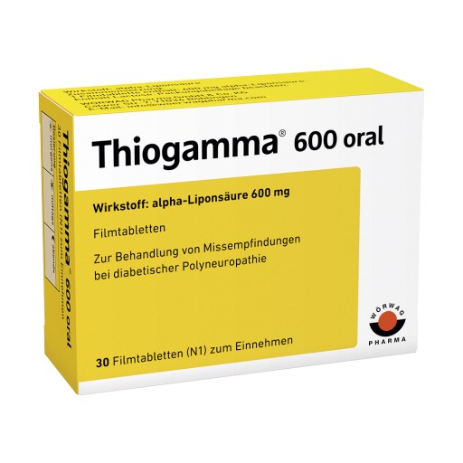 THIOGAMMA 600 oral Filmtabletten (30 Stk) - medikamente-per-klick.de