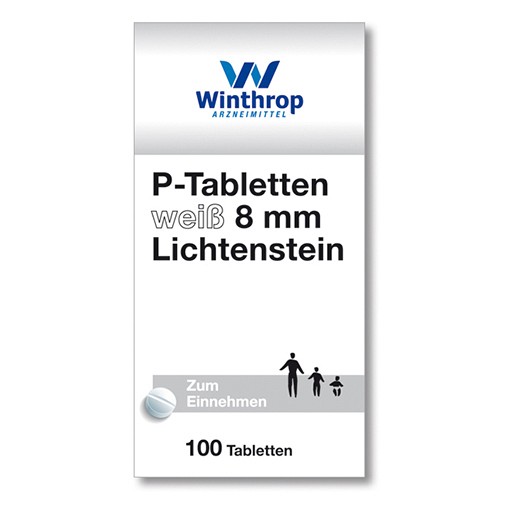 P TABLETTEN weiß 8 mm (100 Stk) - medikamente-per-klick.de