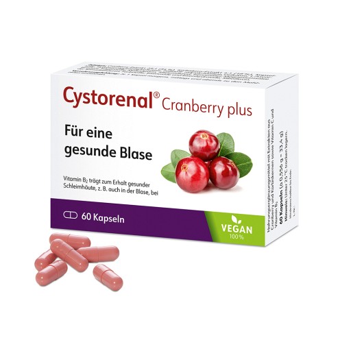 CYSTORENAL Cranberry plus Kapseln - 60 St - medikamente-per-klick.de