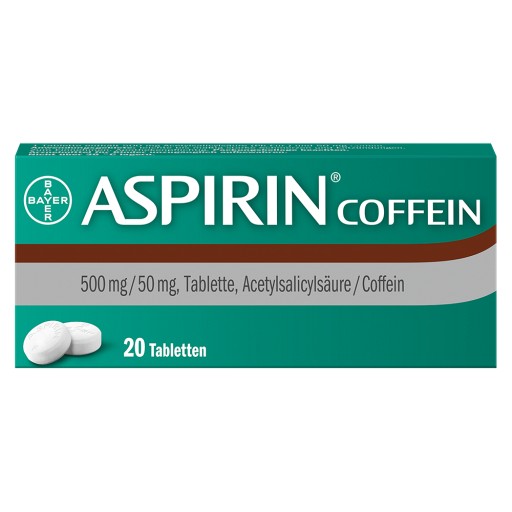 ASPIRIN Coffein Tabletten (20 Stk) - medikamente-per-klick.de