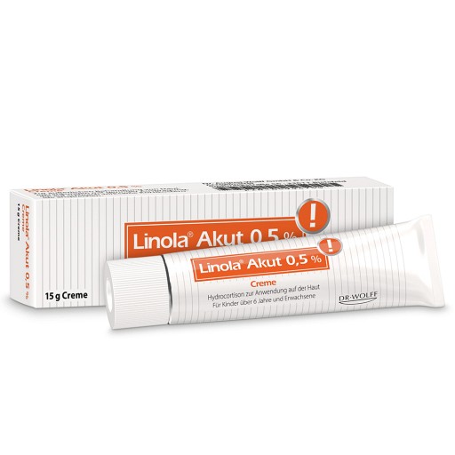Linola Akut 0,5% Hydrocortison Creme (15 g) - medikamente-per-klick.de