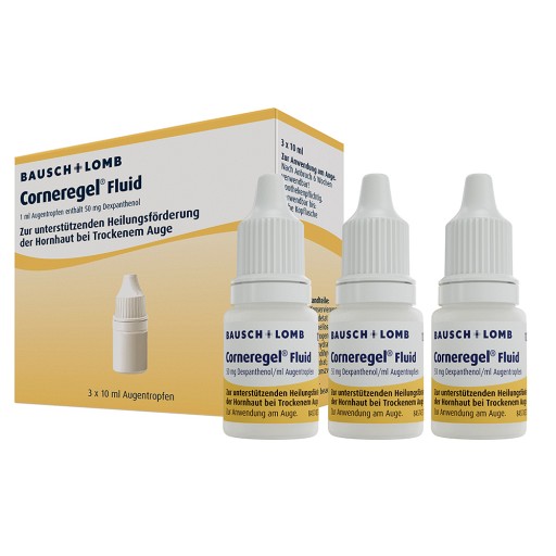 Corneregel Fluid unterstützt die Wundheilung am Auge (3X10 ml) -  medikamente-per-klick.de