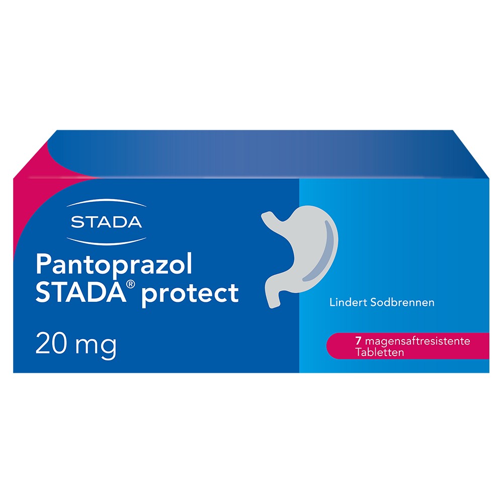 PANTOPRAZOL STADA protect 20 mg magensaftres.Tabl. (7 Stk) - medikamente -per-klick.de