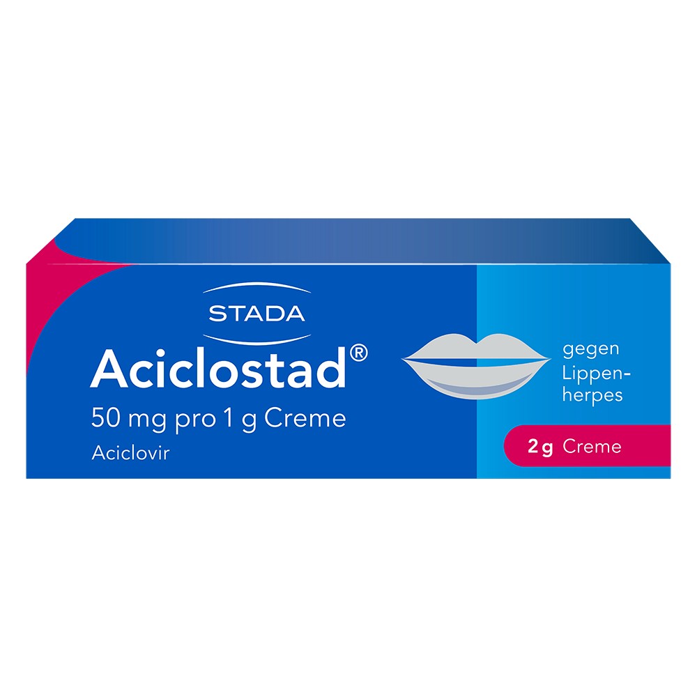 ACICLOSTAD Creme gegen Lippenherpes (2 g) - medikamente-per-klick.de