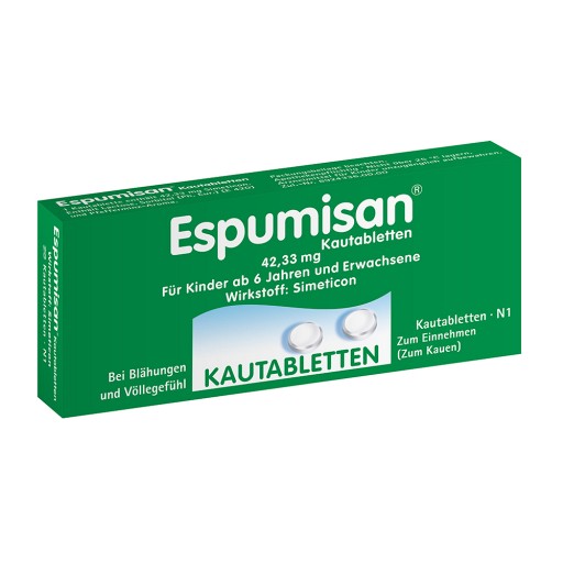 ESPUMISAN Kautabletten (100 Stk) - medikamente-per-klick.de