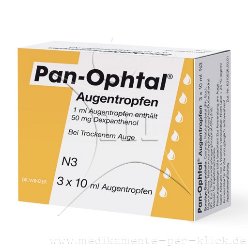 PAN OPHTAL Augentropfen (3X10 ml) - medikamente-per-klick.de
