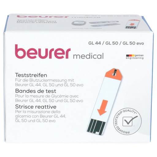 BEURER GL44 / GL50 / GL50 evo Teststreifen (50 Stk) -  medikamente-per-klick.de