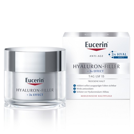 Eucerin Hyaluron-Filler Tagespflege für trockene Haut (50 ml) -  medikamente-per-klick.de