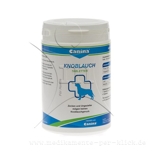CANINA Knoblauch Tabletten f.Hunde (140 Stk) - medikamente-per-klick.de