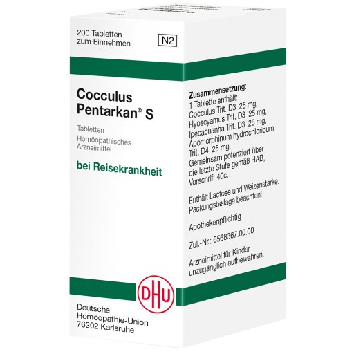 COCCULUS PENTARKAN S Tabletten (200 Stk) - medikamente-per-klick.de