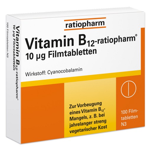 Vitamin B12 -ratiopharm® 10 µg Filmtabletten