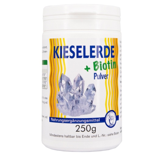 KIESELERDE+BIOTIN Pulver (250 g) - medikamente-per-klick.de