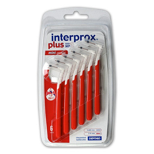 INTERPROX plus mini conical rot Interdentalbürste (6 Stk) -  medikamente-per-klick.de