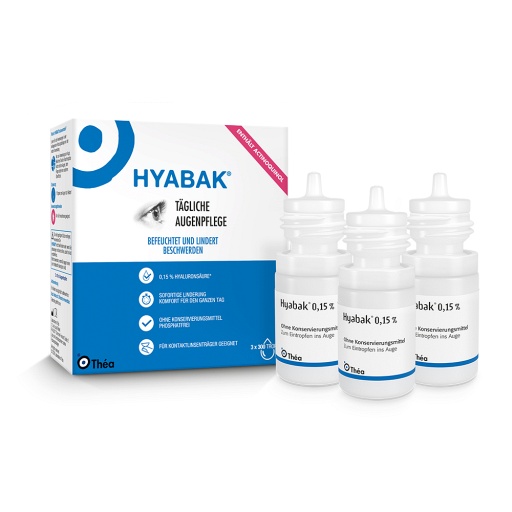 HYABAK Augentropfen (3X10 ml) - medikamente-per-klick.de