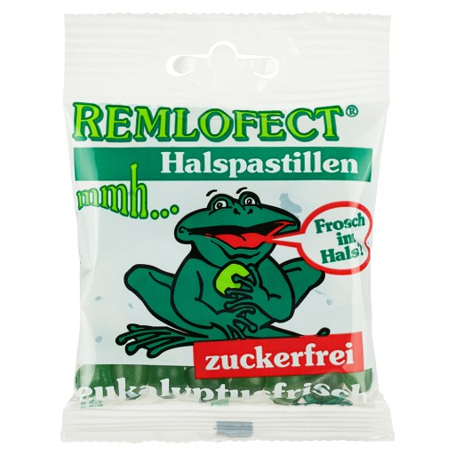REMLOFECT Halspastillen zuckerfr.eukalypt.frisch (50 g) -  medikamente-per-klick.de