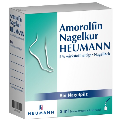 Amorolfin Nagelkur HEUMANN 5% wirkstoffhaltiger Nagellack (3 ml) -  medikamente-per-klick.de